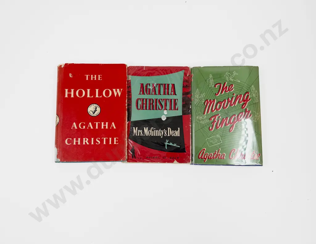Three Vintage Volumes by Agatha Christie Image 1++