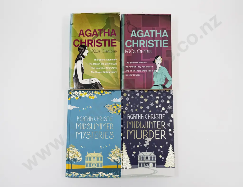 Four Volumes by Agatha Christie Image 1++