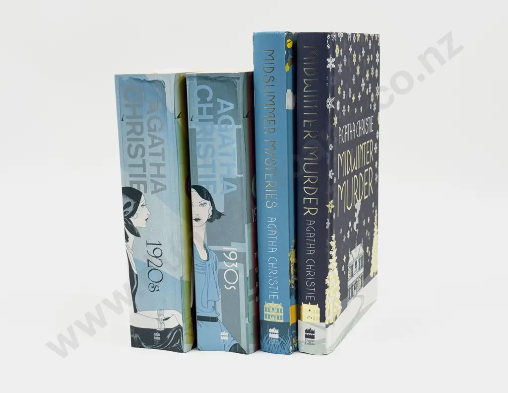 Four Volumes by Agatha Christie Image 1++