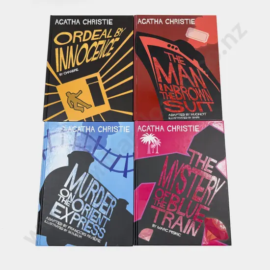 Four Graphic Novels by Agatha Christie