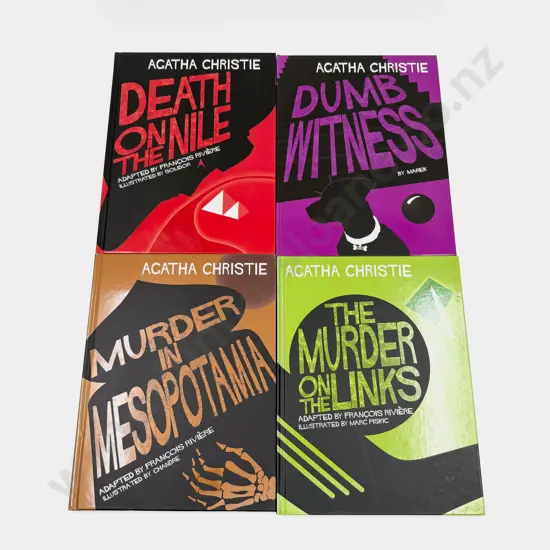 Four Graphic Novels by Agatha Christie