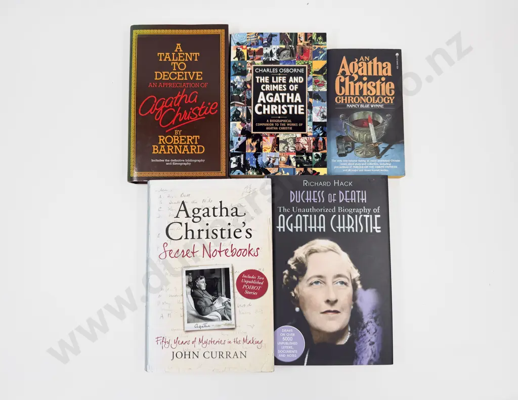 Five Volumes Ralating To Agatha Christie Image 1++