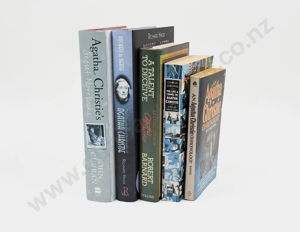 Five Volumes Ralating To Agatha Christie Image 1++