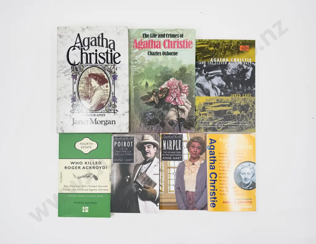 Seven Volumes Ralating To Agatha Christie Image 1++
