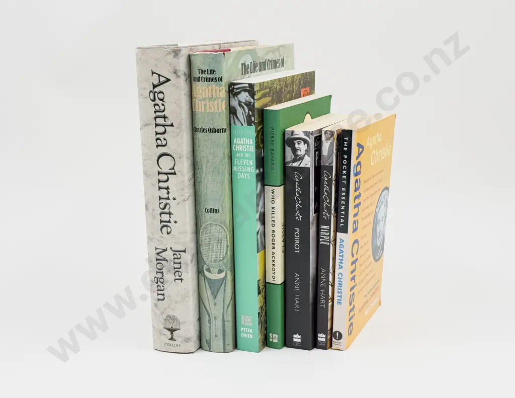 Seven Volumes Ralating To Agatha Christie Image 1++