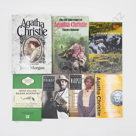 Seven Volumes Ralating To Agatha Christie