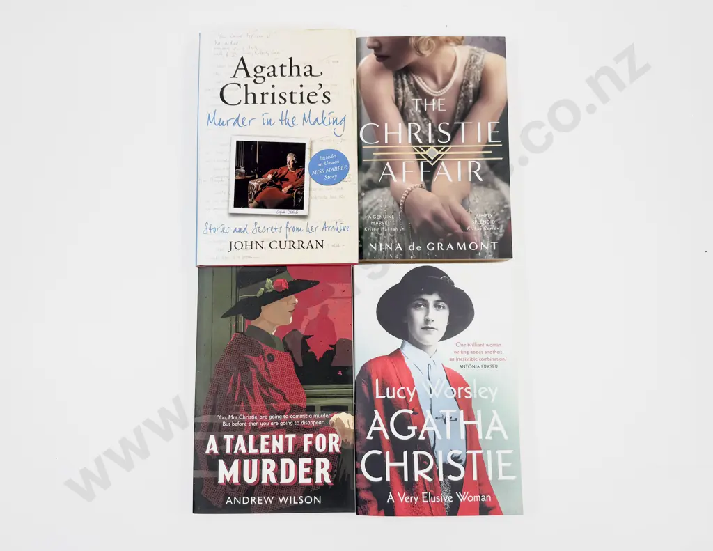 Four Volumes Ralating To Agatha Christie Image 1++