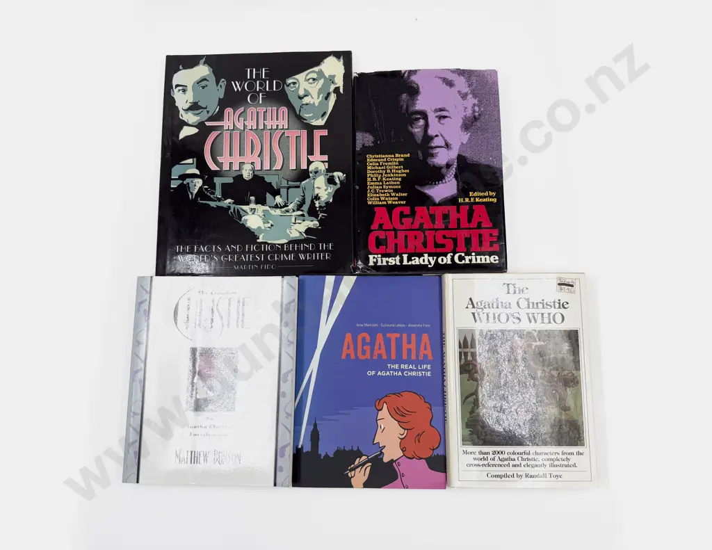 Five Volumes Relating To Agatha Christie Image 1++