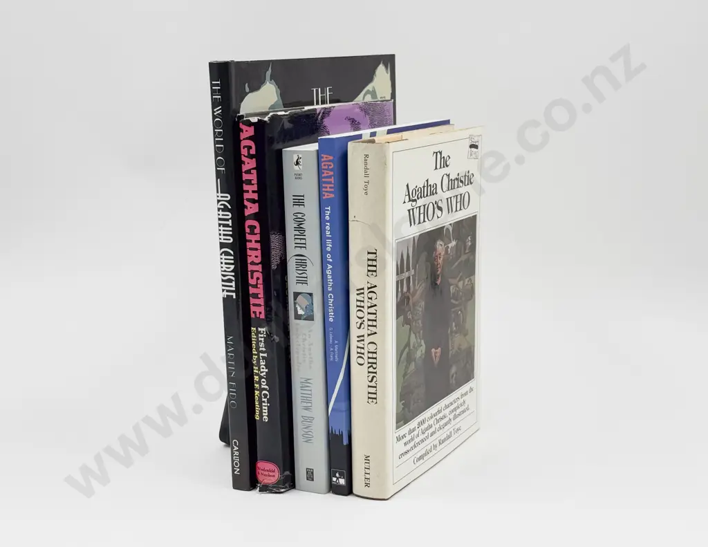 Five Volumes Relating To Agatha Christie Image 1++