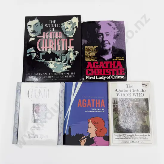 Five Volumes Relating To Agatha Christie