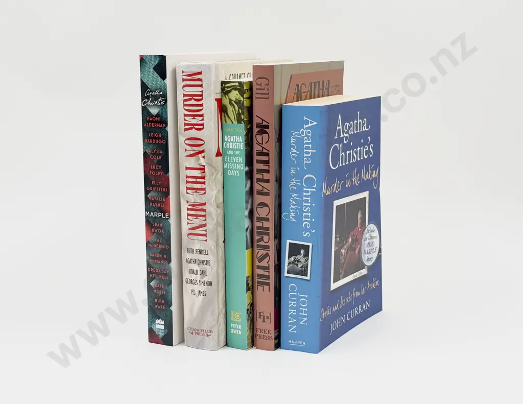 Five Volumes Relating To Agatha Christie Image 1++