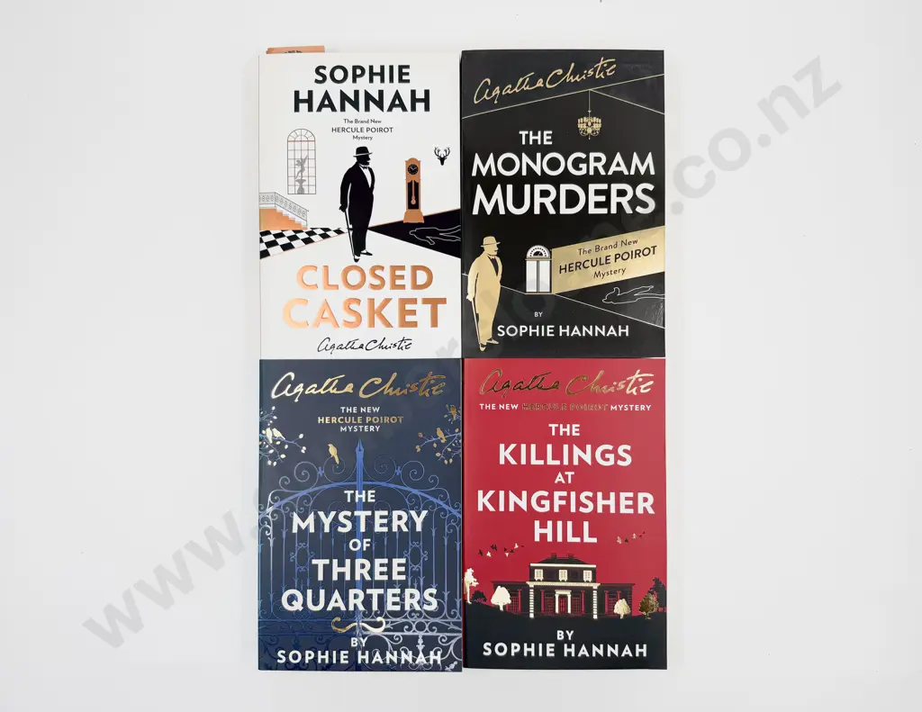 Four Hercule Poirot Novels By Sophie Hannah Image 1++