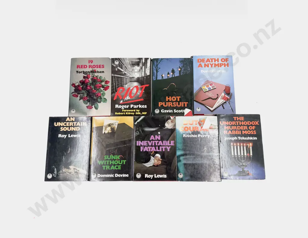 Nine Assorted Collins Crime Club Hardback Novels Image 1++