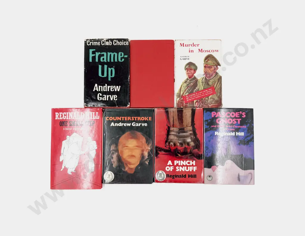 Seven Assorted Crime Club Hardback Novels Image 1++