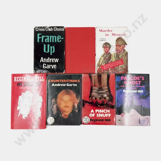 Seven Assorted Crime Club Hardback Novels