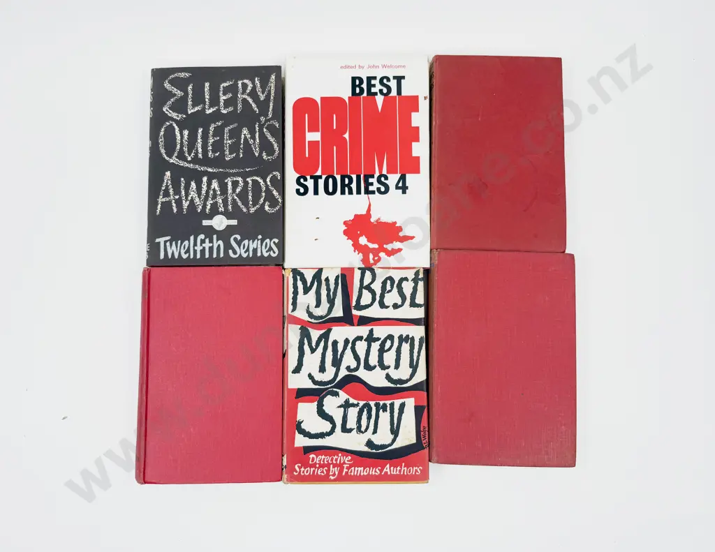 Six Assorted Hardback Vintage Crime Novels Image 1++