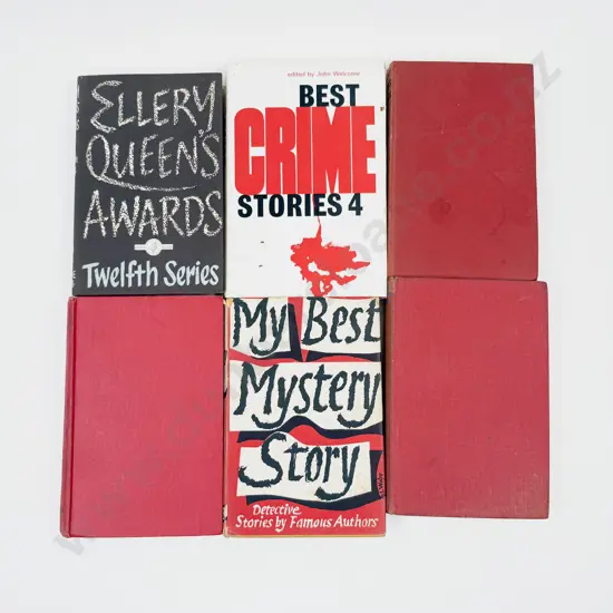 Six Assorted Hardback Vintage Crime Novels