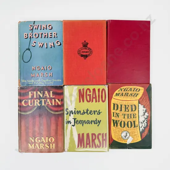 Six Assorted Vintage Volumes by Dame Ngaio Marsh