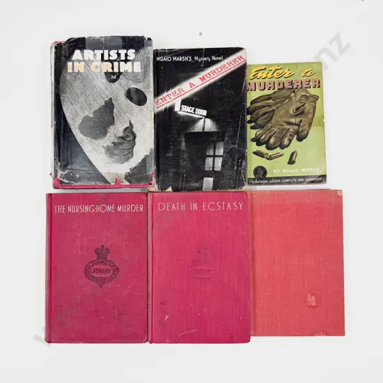 Six Assorted Vintage Volumes by Dame Ngaio Marsh