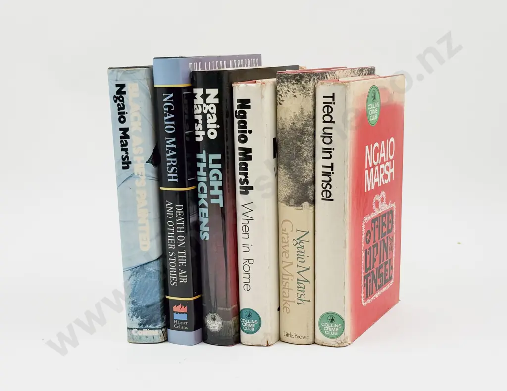 Six Assorted Volumes by Dame Ngaio Marsh Image 1++