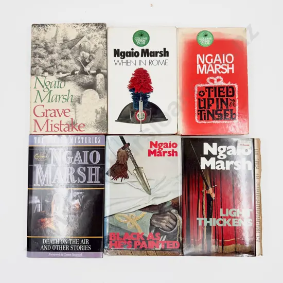 Six Assorted Volumes by Dame Ngaio Marsh