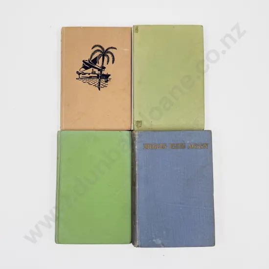 Four Captain W E Johns Biggles Volumes