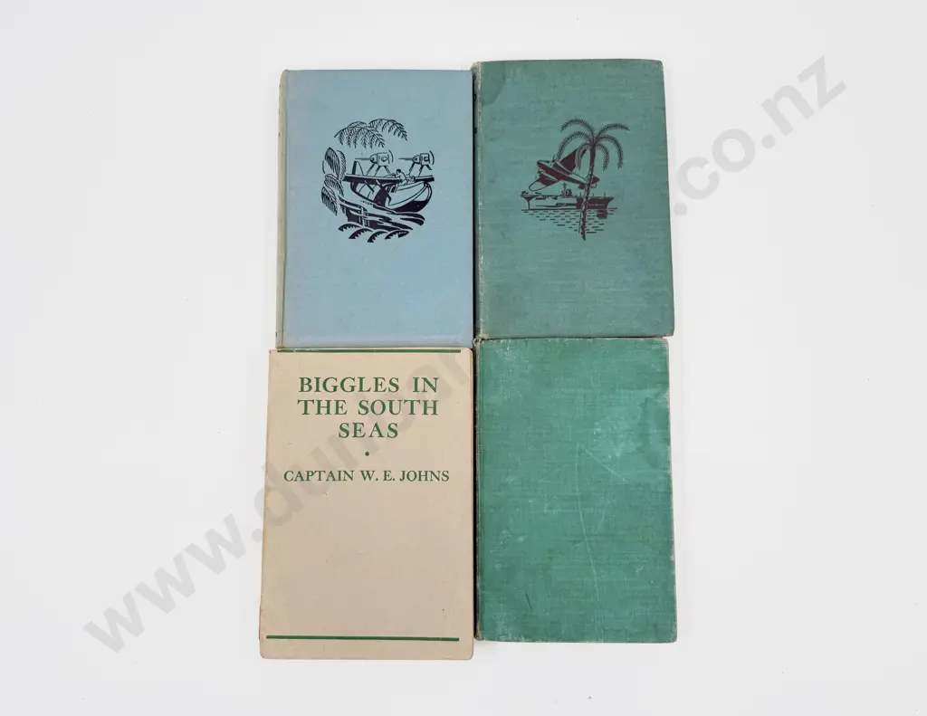 Four Captain W E Johns Biggles Volumes Image 1++
