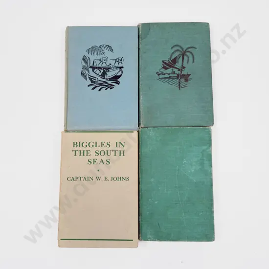Four Captain W E Johns Biggles Volumes