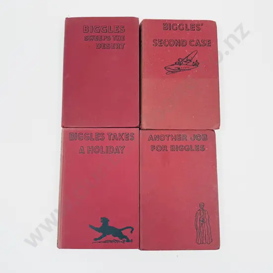 Four Captain W E Johns Biggles Volumes