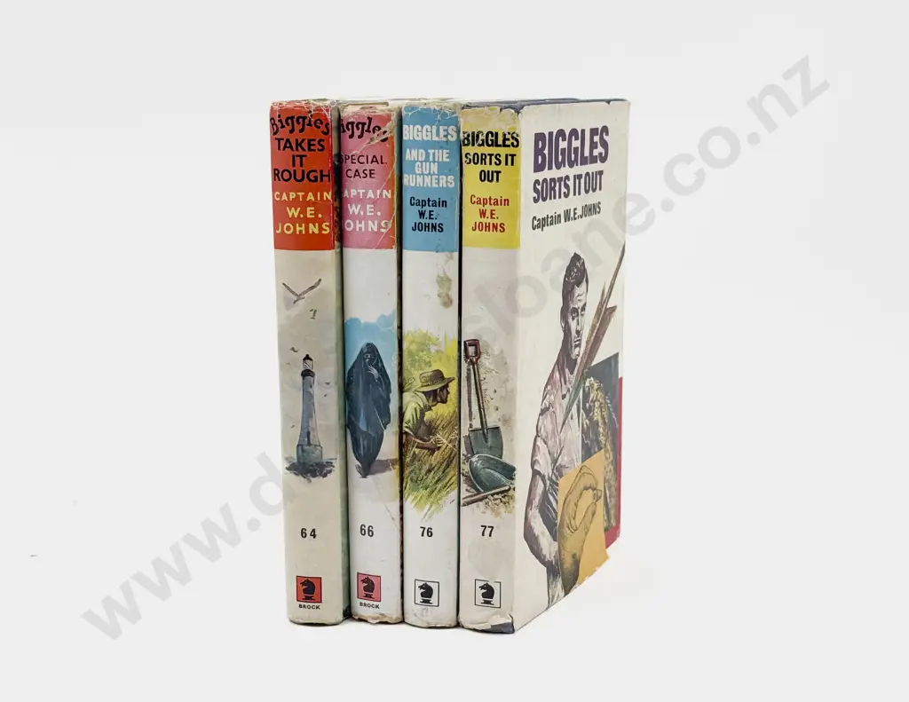 Four Captain W E Johns Biggles Volumes Image 1++