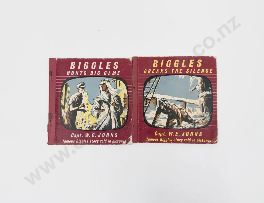 Two Captain W E Johns Biggles Comics Image 1++