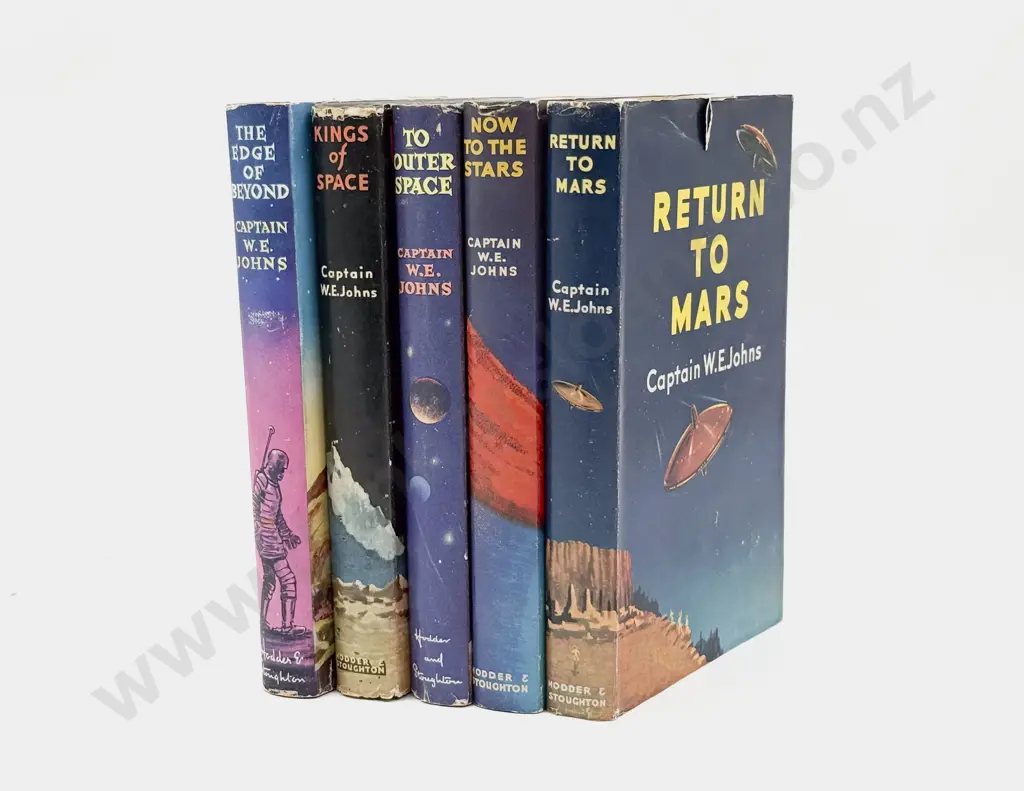 Five Captain W E Johns Novels Image 1++