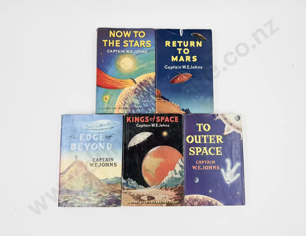 Five Captain W E Johns Novels Image 1++