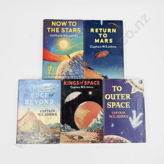 Five Captain W E Johns Novels