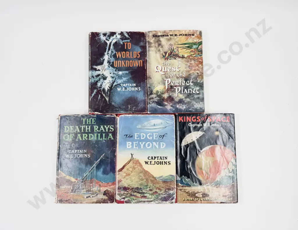 Five Captain W E Johns Novels Image 1++