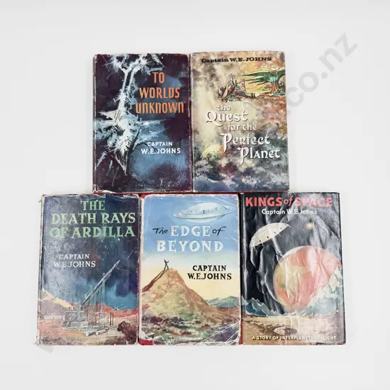 Five Captain W E Johns Novels