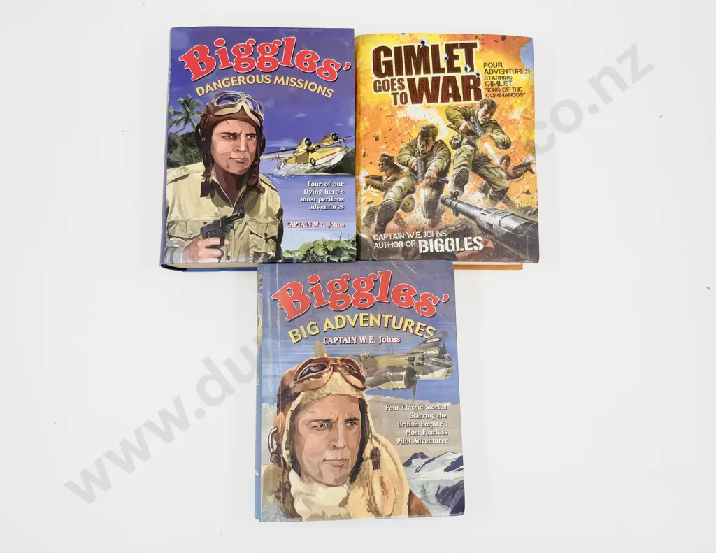 Three Modern Captain W E Johns Anthologies Image 1++