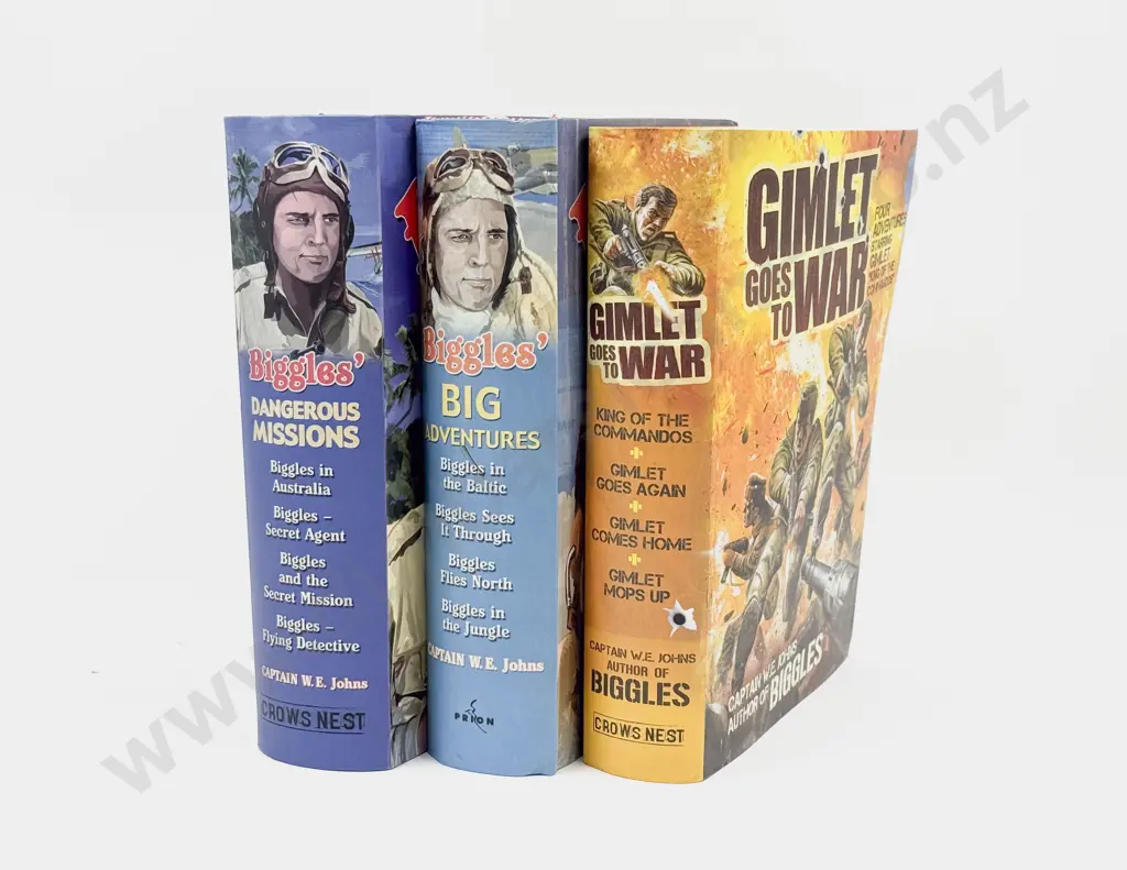 Three Modern Captain W E Johns Anthologies Image 1++