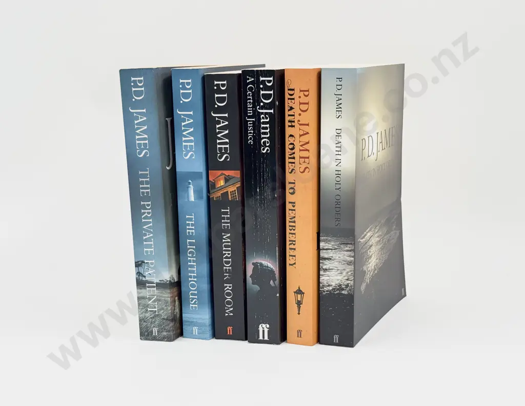 P D James - Six Large Format Paperbacks Image 1++
