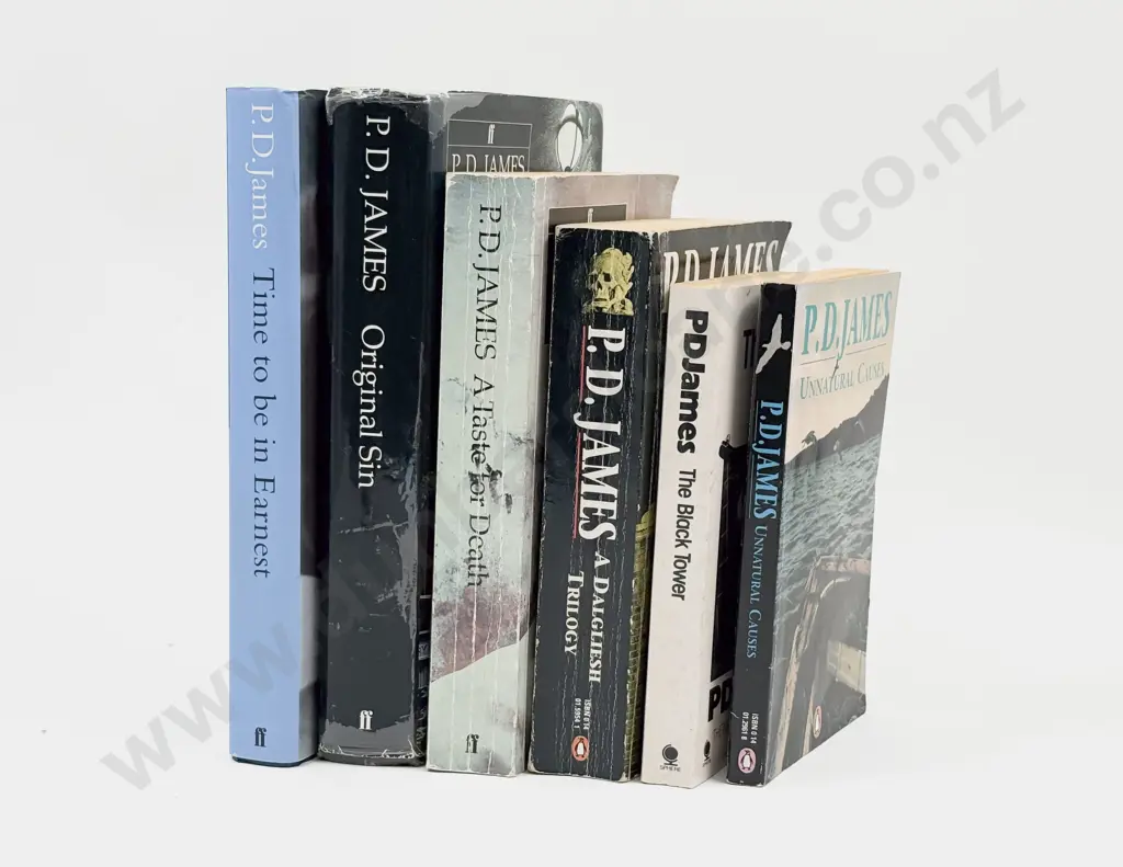 P D James - Five Assorted Novels & Autobiography Image 1++