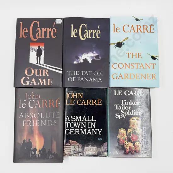 Six John Le Carré Hardback Volumes