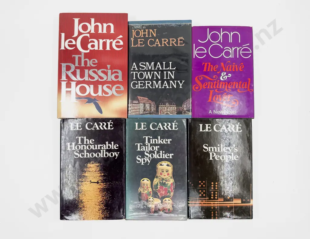 Six John Le Carré Hardback Volumes Image 1++
