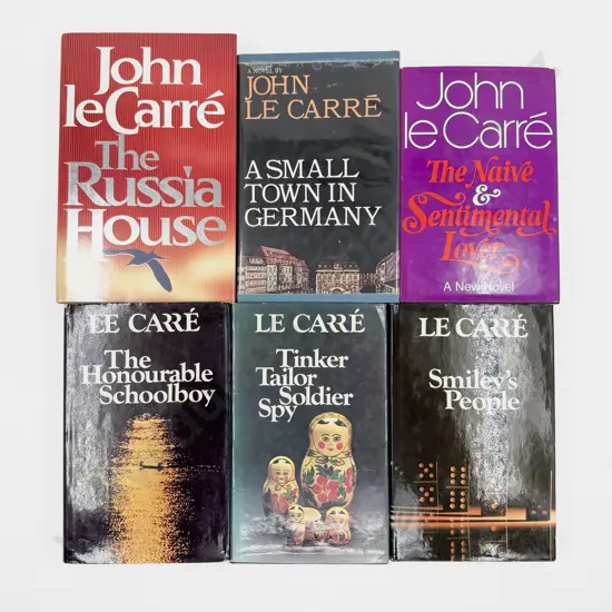 Six John Le Carré Hardback Volumes