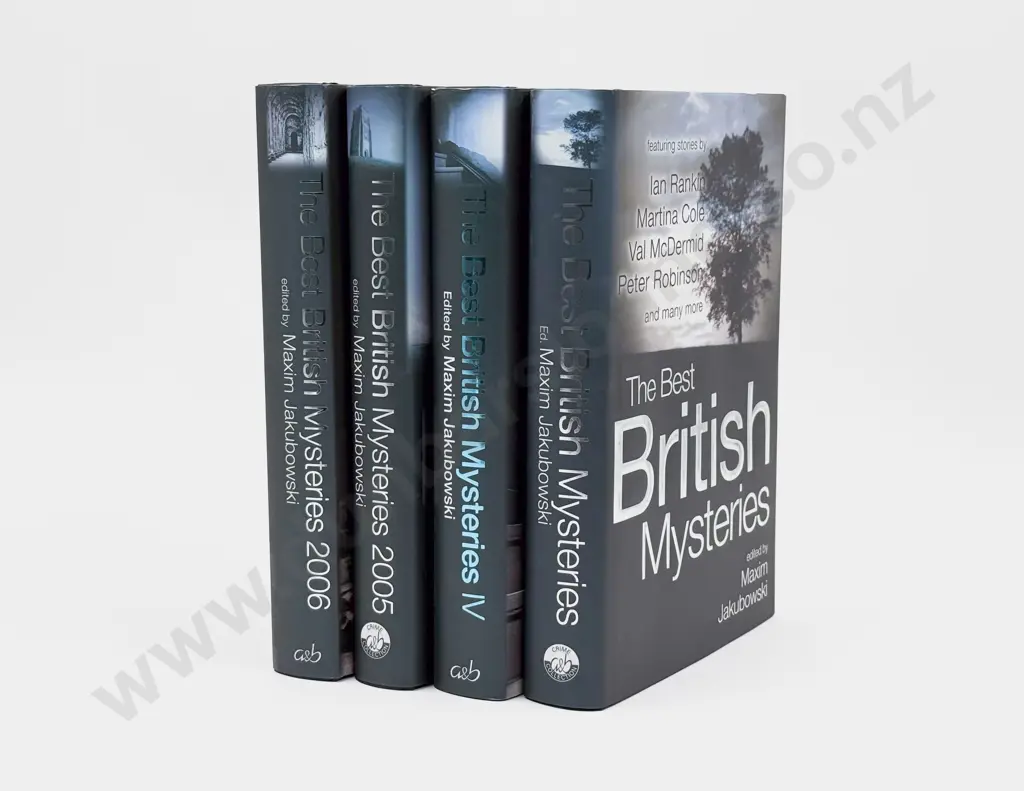 Four British Mysteries Volumes Edited By Maxim Jakubowski Image 1++