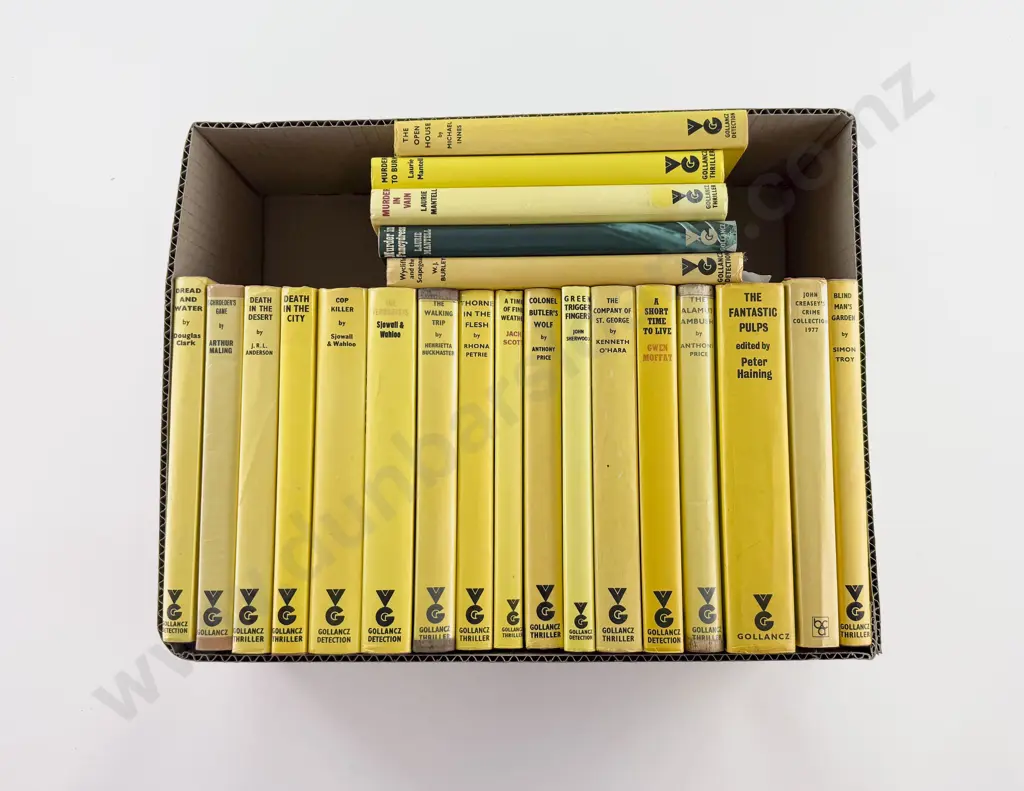 Box of Assorted Gollancz Crime Fiction Image 1++