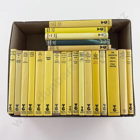 Box of Assorted Gollancz Crime Fiction