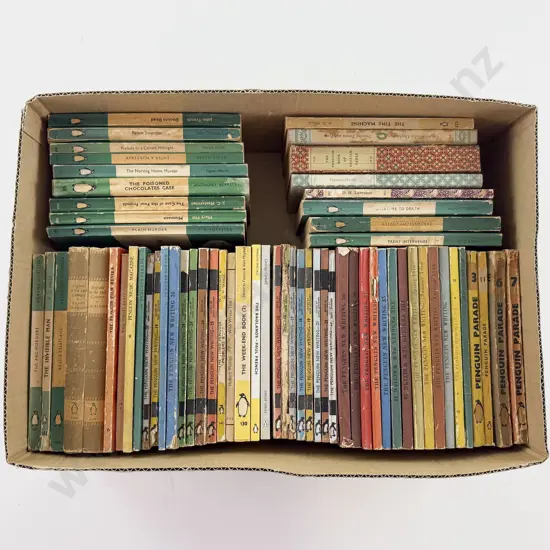 Box of Assorted Vintage Penguin Fiction & Poetry