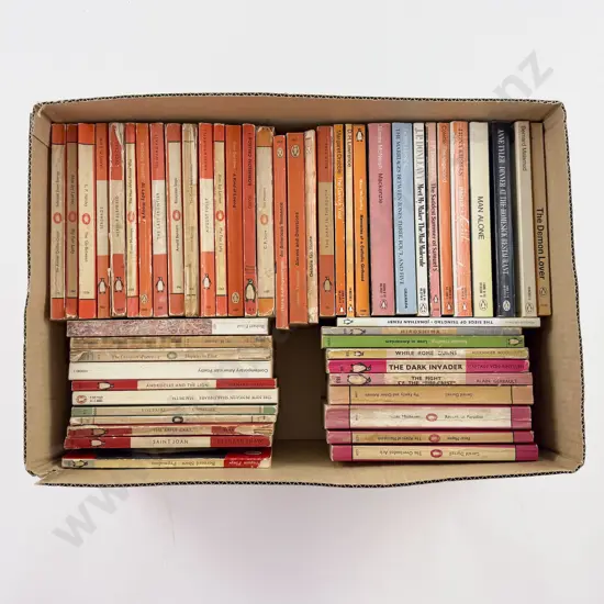 Box of Assorted Vintage Penguin Fiction & Poetry