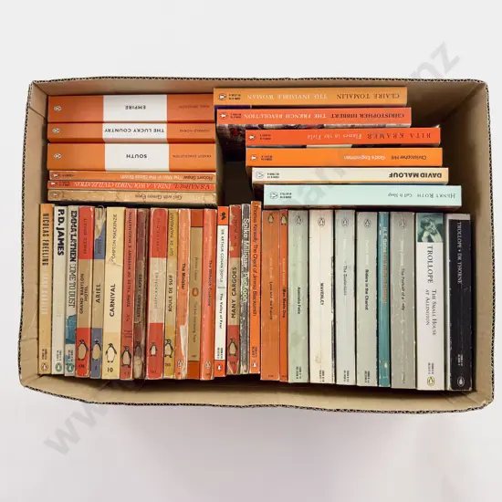 Box of Assorted Vintage & Modern Penguin Fiction