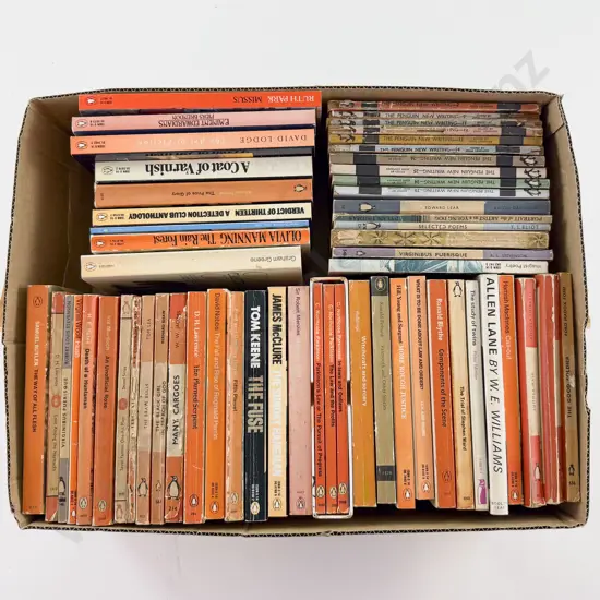 Box of Assorted Vintage & Modern Penguin Fiction